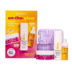 Derma E On-the-Glow Brightening Skincare Set